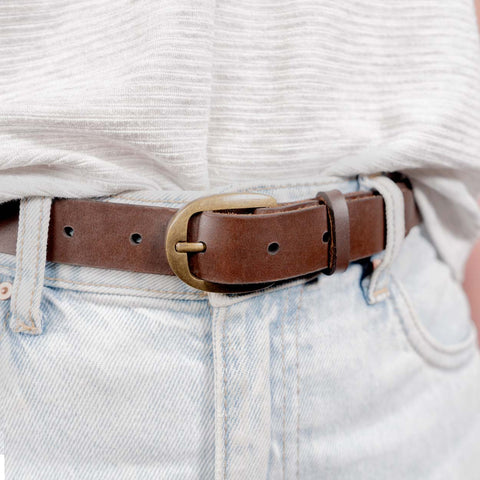 The Side-Kick Leather Belt | For Her