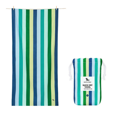 Extra Large Quick Dry Recycled Beach Towel