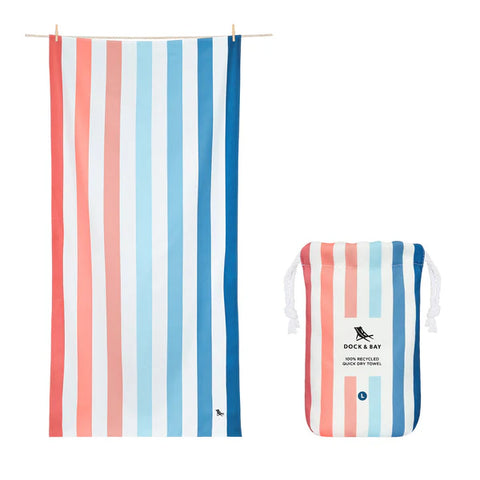 Extra Large Quick Dry Recycled Beach Towel