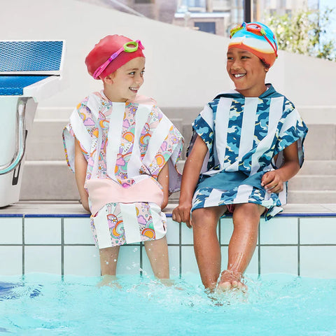 Soft Recycled Kids Hooded Towel