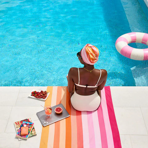 Extra Large Quick Dry Recycled Beach Towel