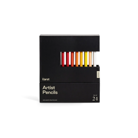 Premium Woodless Artist Pencils | Pack of 24