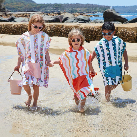 Soft Recycled Kids Hooded Towel