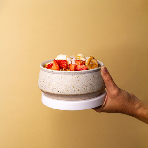 Ceramic Travel Bowl & Lid