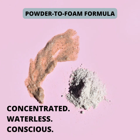Powder-To-Foam Face & Body Care