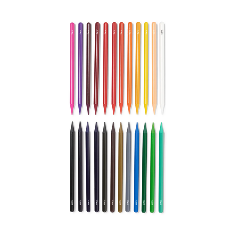 Premium Woodless Artist Pencils | Pack of 24