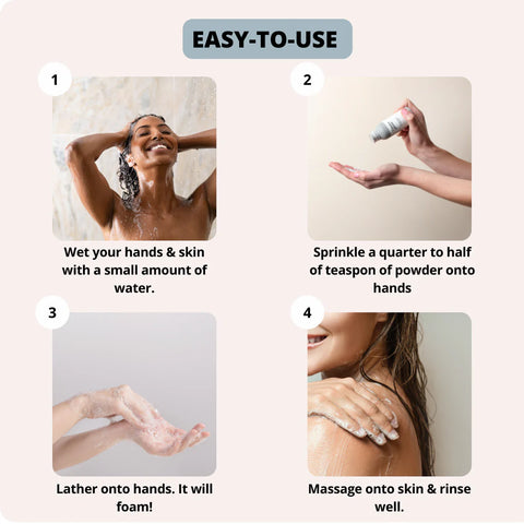 Powder-To-Foam Face & Body Care