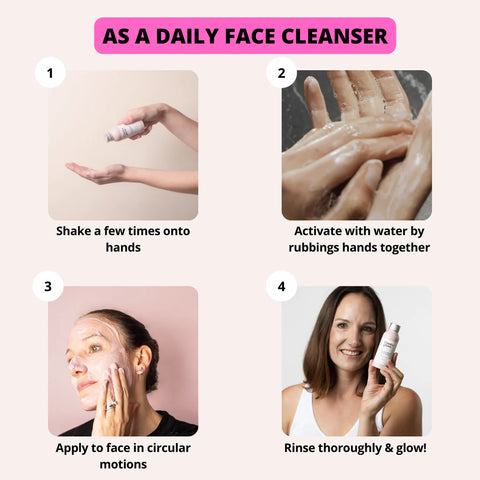 Powder-To-Foam Face & Body Care