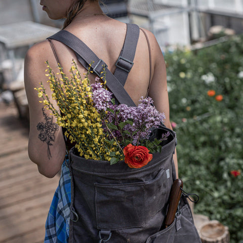 Waxed Canvas Gathering Bag
