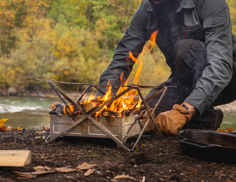 Lightweight Portable Campfire & Grill