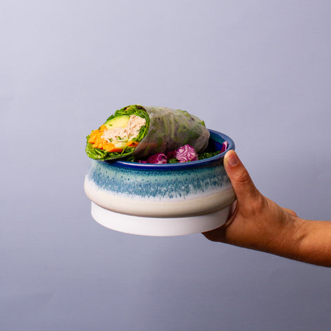 Ceramic Travel Bowl & Lid