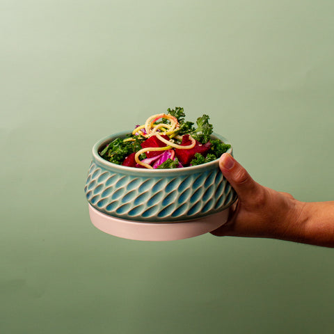 Ceramic Travel Bowl & Lid