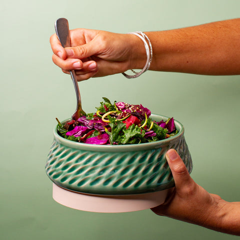 Ceramic Travel Bowl & Lid