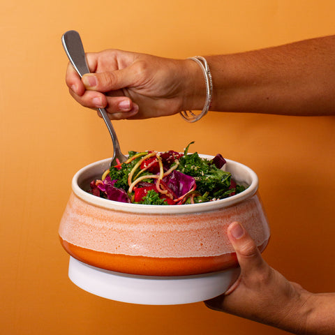 Ceramic Travel Bowl & Lid