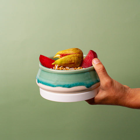 Ceramic Travel Bowl & Lid