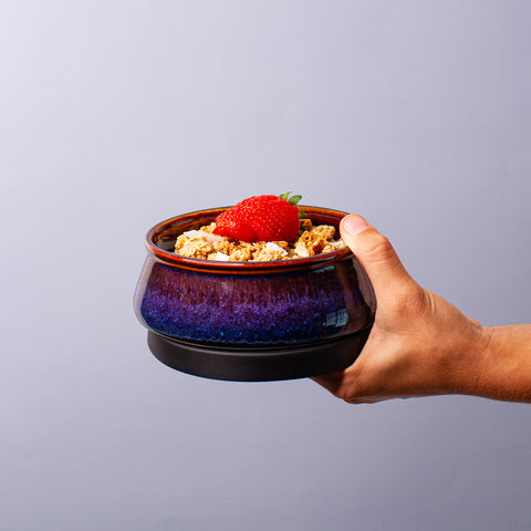 Ceramic Travel Bowl & Lid