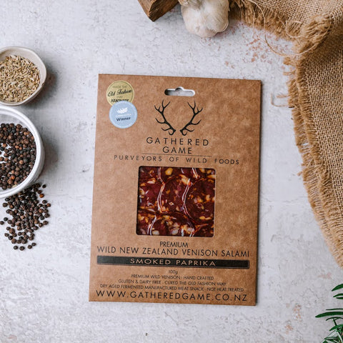 Wild NZ Venison Sliced Salami