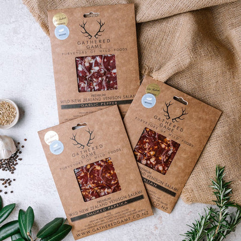 Wild NZ Venison Sliced Salami