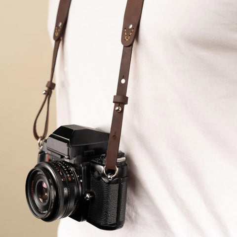 Handcrafted Leather Camera Strap
