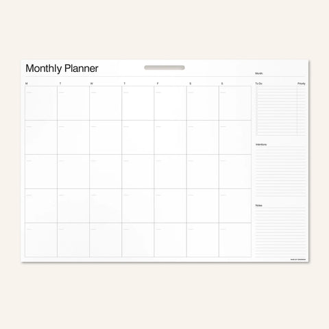 Any Month Wall Planner