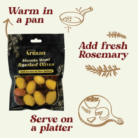 Manuka Wood Smoked Olives