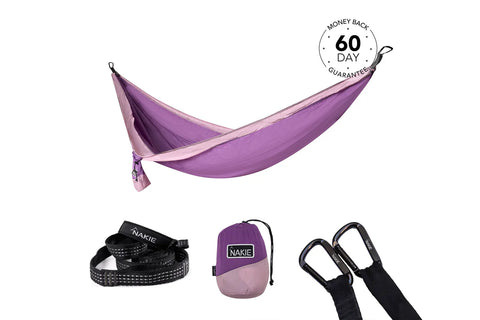 High-Quality 100% Recycled Hammock With Straps