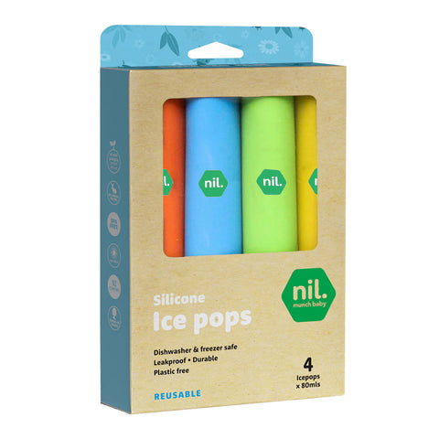 Silicone Ice Pop Moulds | 4 Pack