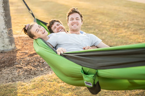 High-Quality 100% Recycled Hammock With Straps
