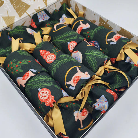 Reusable Christmas Crackers & Fillers | Set of 4