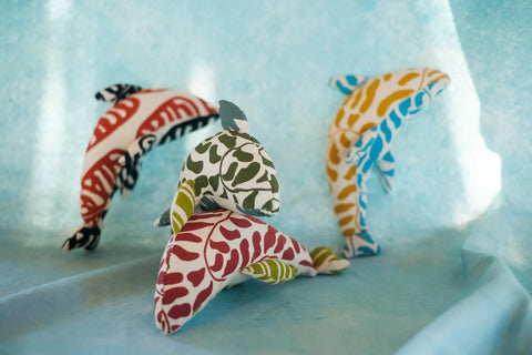 Handmade Fijian Dolphin Soft Toys