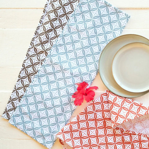 Handprinted Cotton Tea Towels