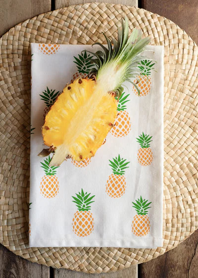 Handprinted Cotton Tea Towels