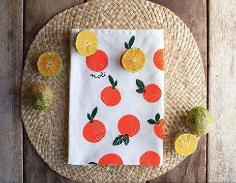 Handprinted Cotton Tea Towels