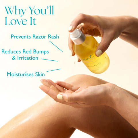 Revolutionary Shower & Shaving Oil