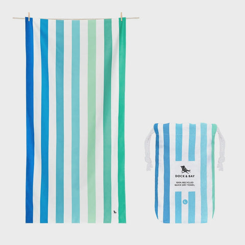 Extra Large Quick Dry Recycled Beach Towel