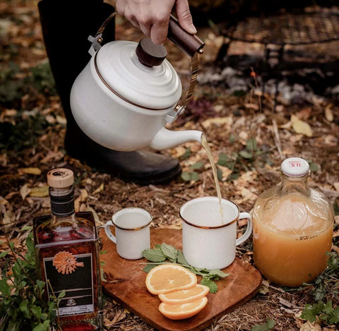 Enamel Camp Kitchen Teapot