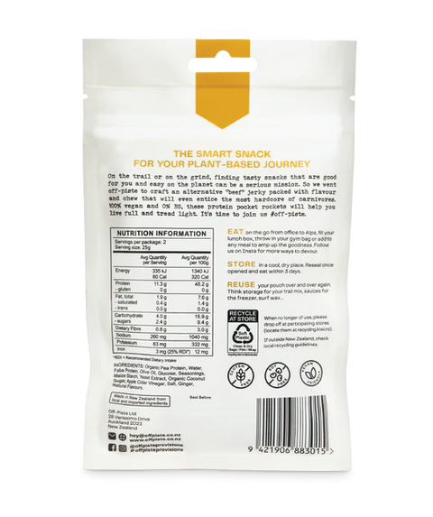 Plant-Based Jerky & Crackling