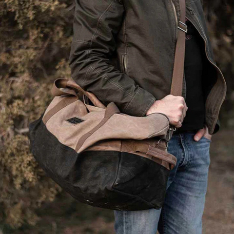 Waxed Canvas Duffle Bag