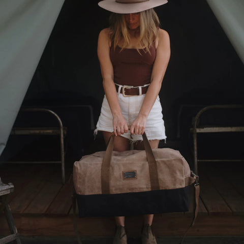 Waxed Canvas Duffle Bag