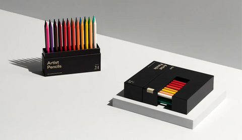 Premium Woodless Artist Pencils | Pack of 24