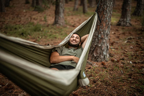 High-Quality 100% Recycled Hammock With Straps