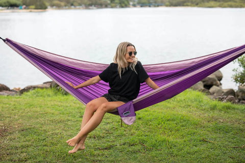 High-Quality 100% Recycled Hammock With Straps