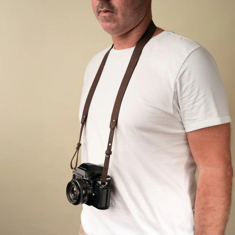 Handcrafted Leather Camera Strap