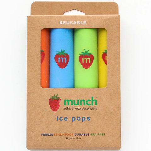 Silicone Ice Pop Moulds | 4 Pack