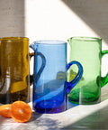 Handblown Recycled Glass Jug