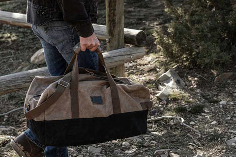 Waxed Canvas Duffle Bag