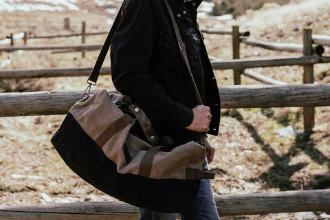 Waxed Canvas Duffle Bag