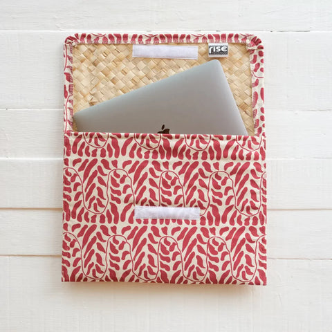 Handprinted Tropical Laptop Case