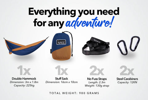 High-Quality 100% Recycled Hammock With Straps